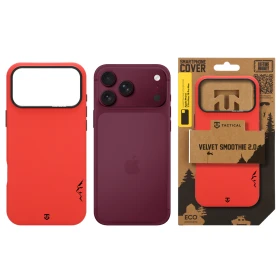 Tactical MagForce Velvet Smoothie 2.0 Kryt pro Apple iPhone 17 Pro Max/18 Pro Max Chilli