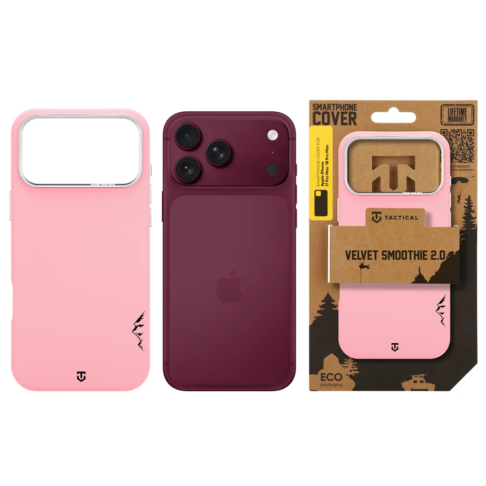 Tactical MagForce Velvet Smoothie 2.0 Kryt pro Apple iPhone 17 Pro Max/18 Pro Max Pink Panther