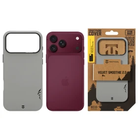 Tactical MagForce Velvet Smoothie 2.0 Kryt pro Apple iPhone 17 Pro Max/18 Pro Max Foggy