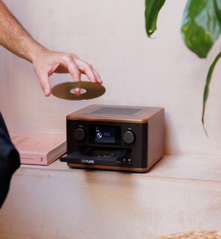 Pure Classic C-D4 CD přehrávač, DAB+, FM černá