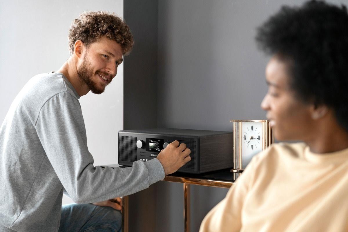 Pure Classic C-D6i CD přehrávač, DAB+, FM černá