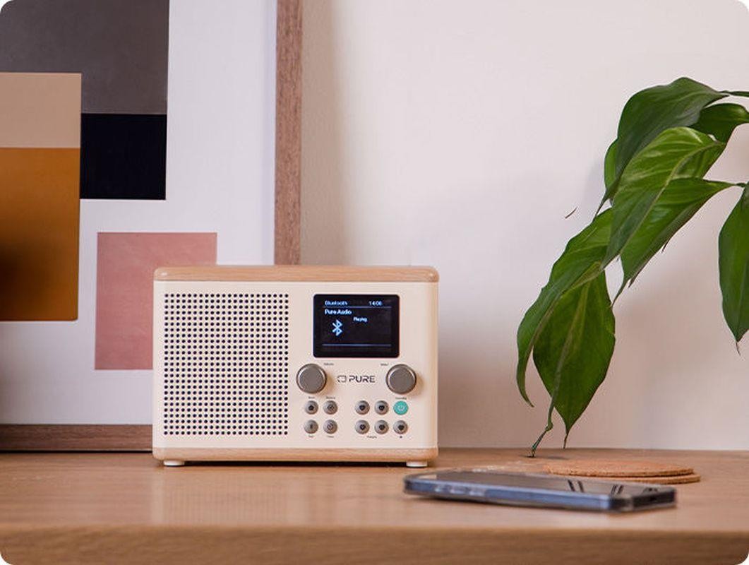 Pure Classic H4 Rádio, DAB+, FM bílá