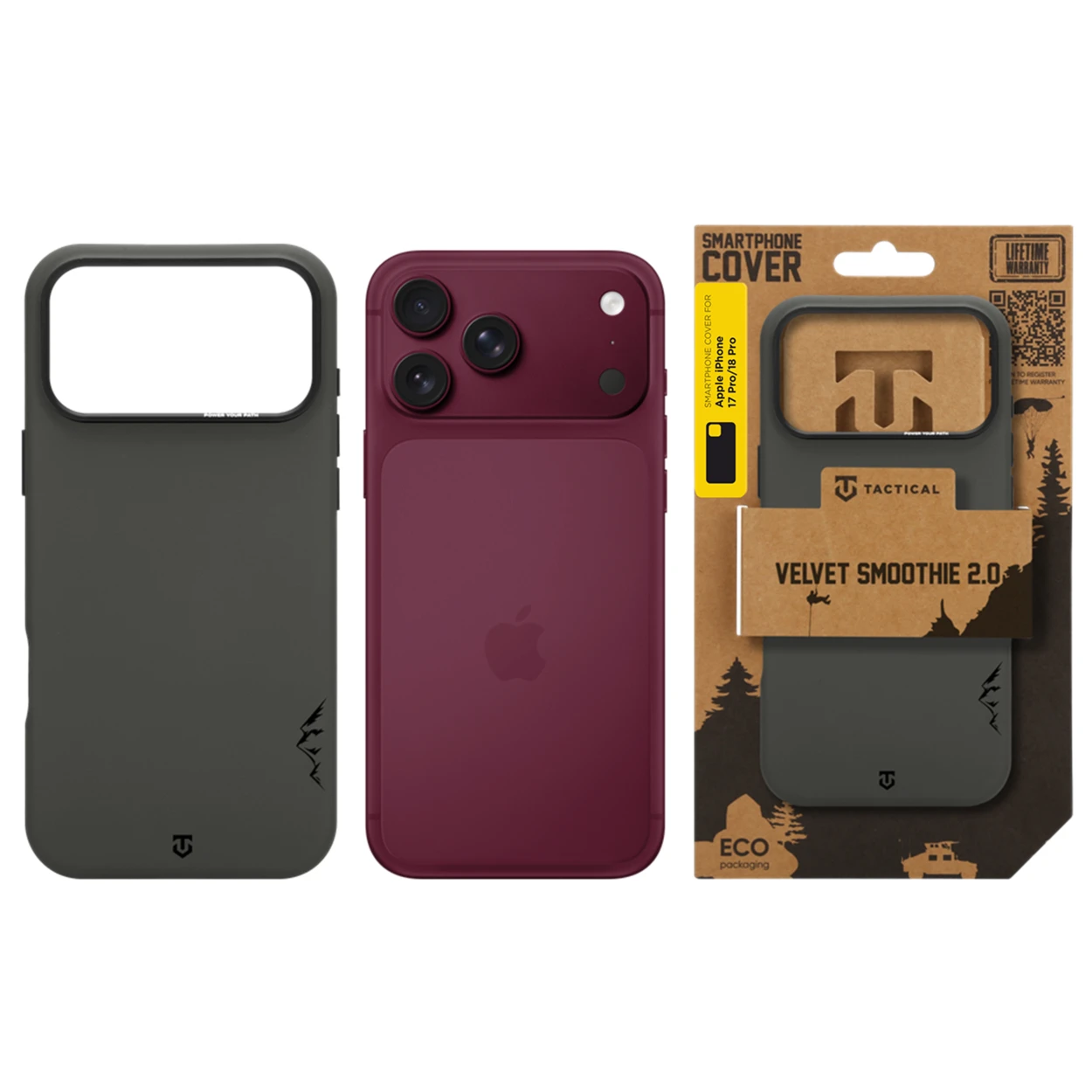 Tactical MagForce Velvet Smoothie 2.0 Kryt pro Apple iPhone 17 Pro/18 Pro Bazooka