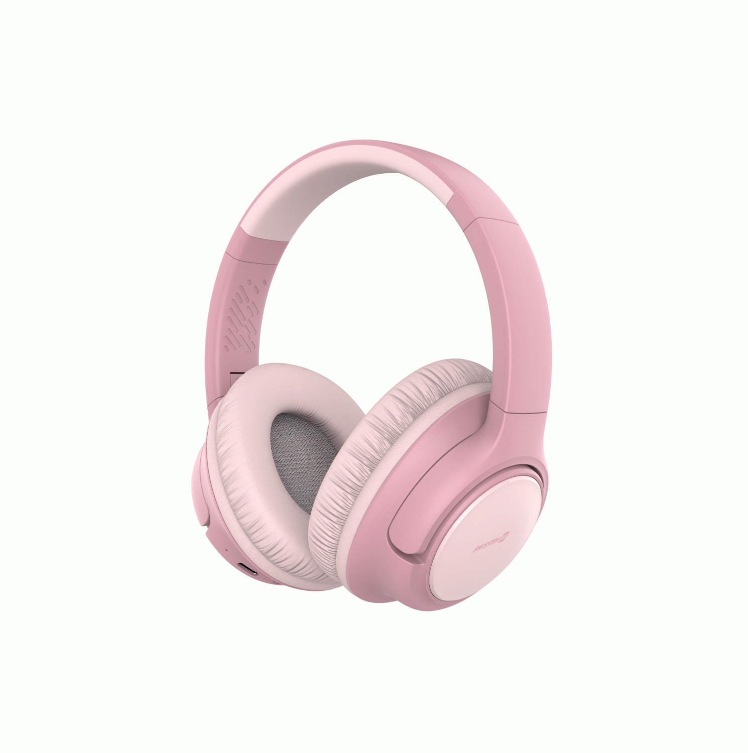 BLUETOOTH DĚTSKÁ STEREO SLUCHÁTKA SWISSTEN JUNIOR, RŮŽOVÁ