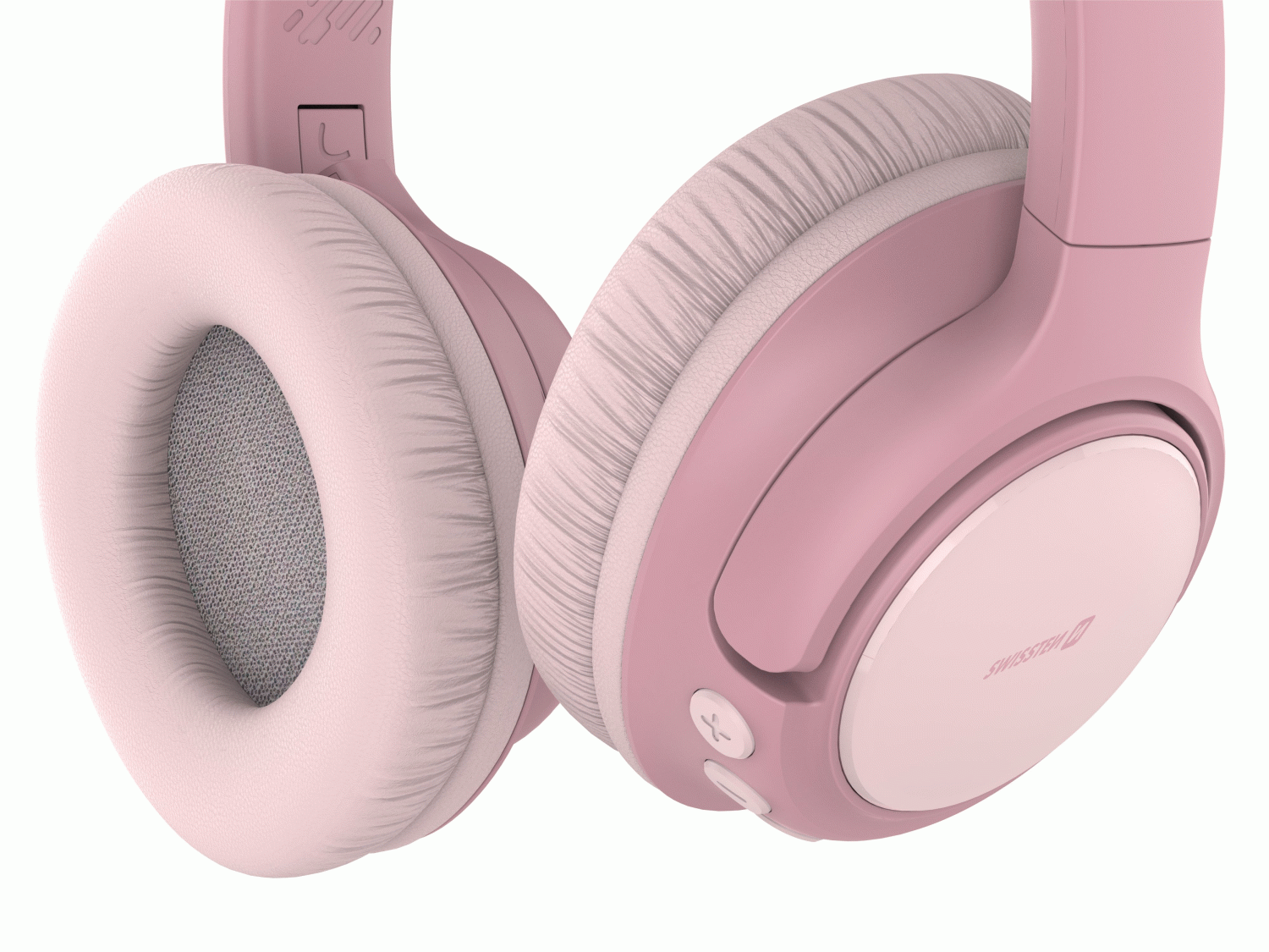 BLUETOOTH DĚTSKÁ STEREO SLUCHÁTKA SWISSTEN JUNIOR, RŮŽOVÁ