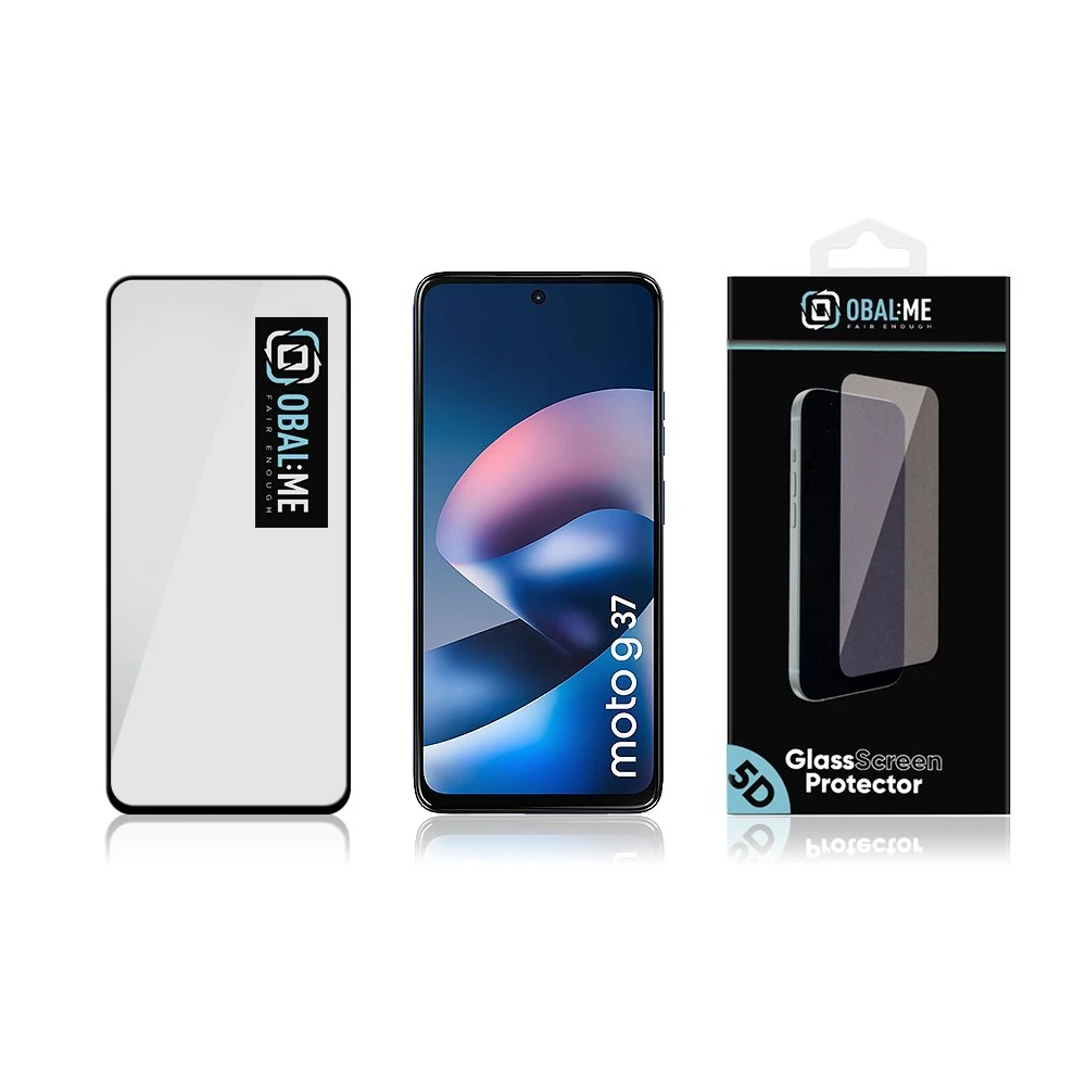 OBAL:ME 5D Tvrzené Sklo pro Motorola G37 Black 