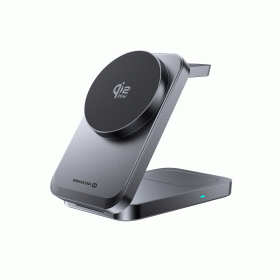 SWISSTEN Qi2.2 25W NABÍJEČKA MagBase PRO 3v1, kompatibilní s MagSafe, černá