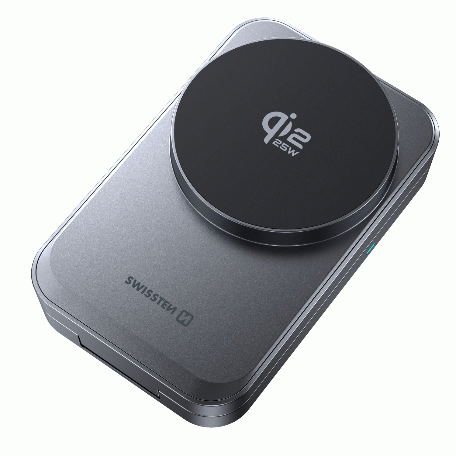 SWISSTEN Qi2.2 25W NABÍJEČKA MagBase PRO 3v1, kompatibilní s MagSafe, černá