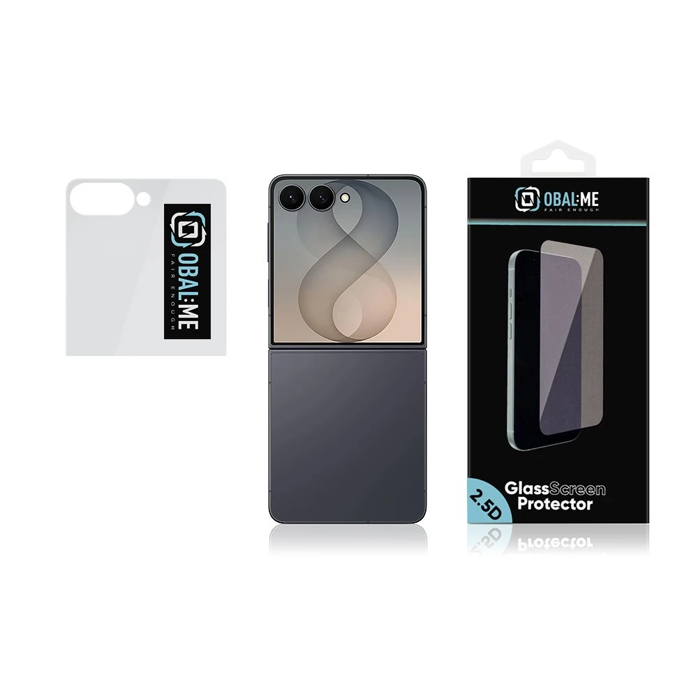 OBAL:ME 2.5D Tvrzené Sklo pro Samsung Galaxy Z Flip 8 Clear