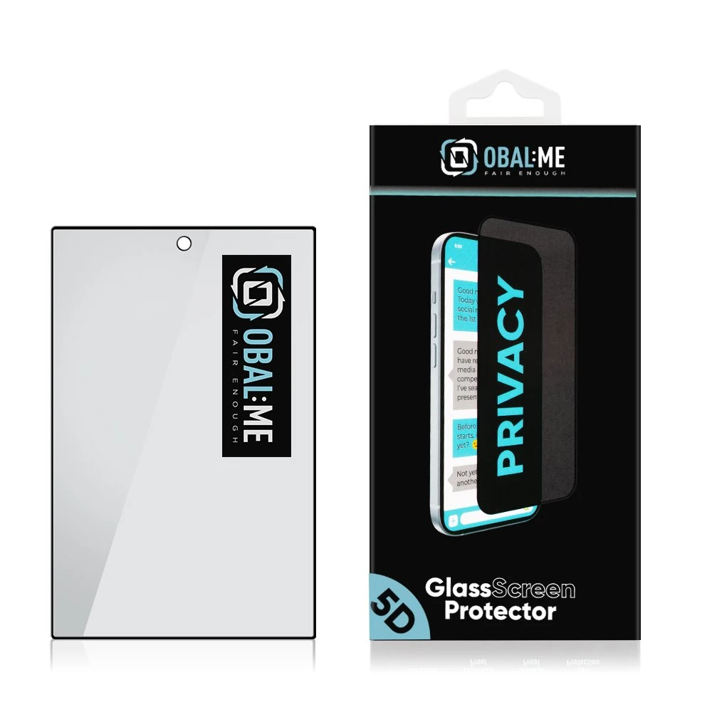 OBAL:ME Privacy 5D Tvrzené Sklo pro Samsung Galaxy Z Fold 8 Black