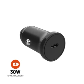 Autonabíječka FIXED s USB-C výstupem a podporou PD, 30W, černá