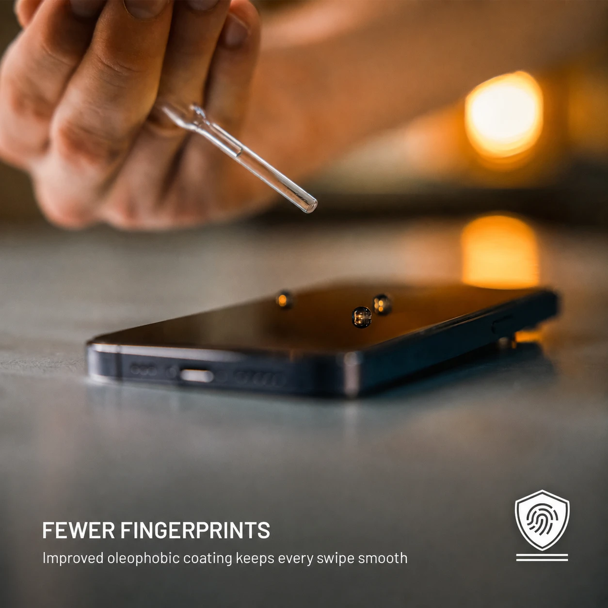 Ultra odolné tvrzené sklo FIXED Long-Life s Anti-dust aplikátorem pro Apple iPhone 17e/16e/14/13Pro/13, černá
