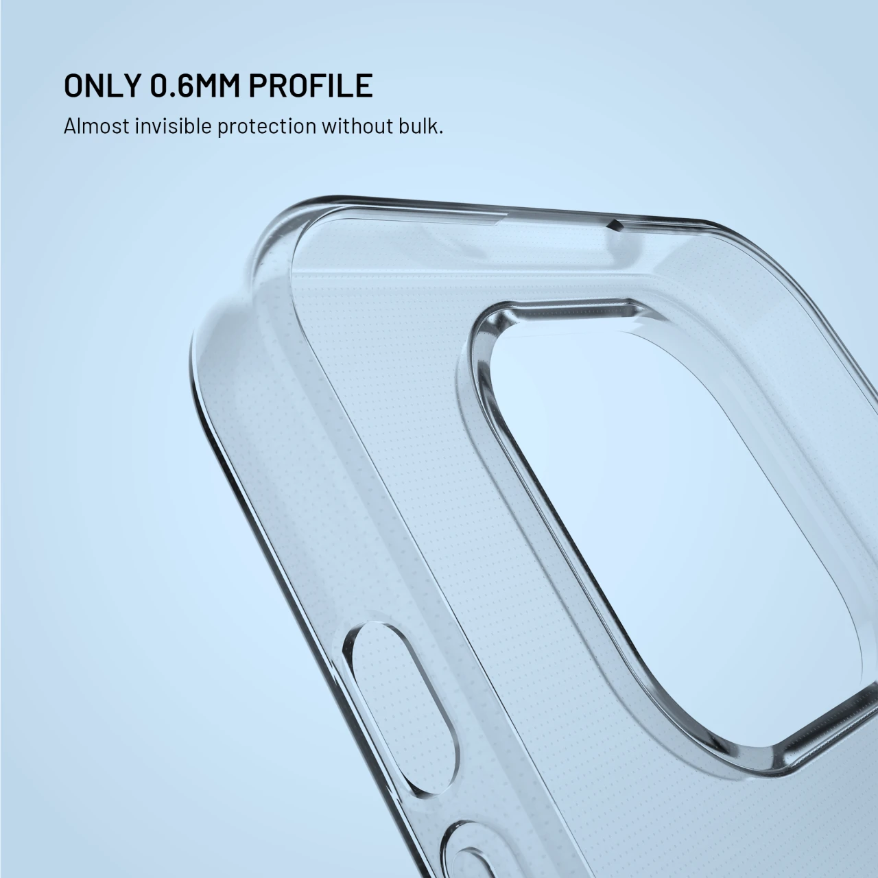Ultratenký gelový kryt FIXED Story Slim pro Apple iPhone 18 Pro, 0,6 mm, čirá