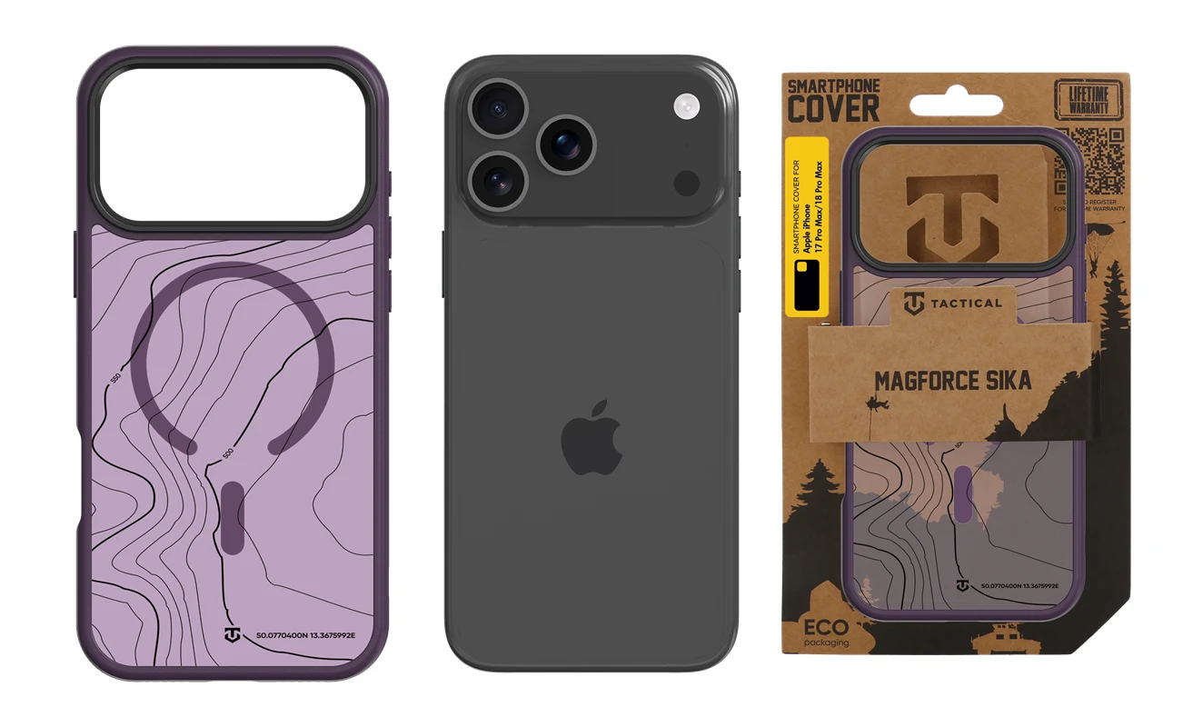 Tactical MagForce Hyperstealth Sika Kryt pro Apple iPhone 17 Pro Max/18 Pro Max Burgundy Smoke