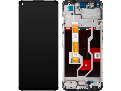 LCD display + dotyková deska + přední kryt pro Motorola Moto G87 5G, black (Service Pack)