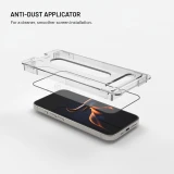 Ultra odolné tvrzené sklo FIXED Long-Life s Anti-dust aplikátorem pro Apple iPhone 18 Pro Max, černá