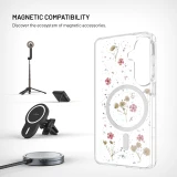 FIXED MagBloom Back Cover with MagSafe Support for Samsung Galaxy S26, Blush Plum