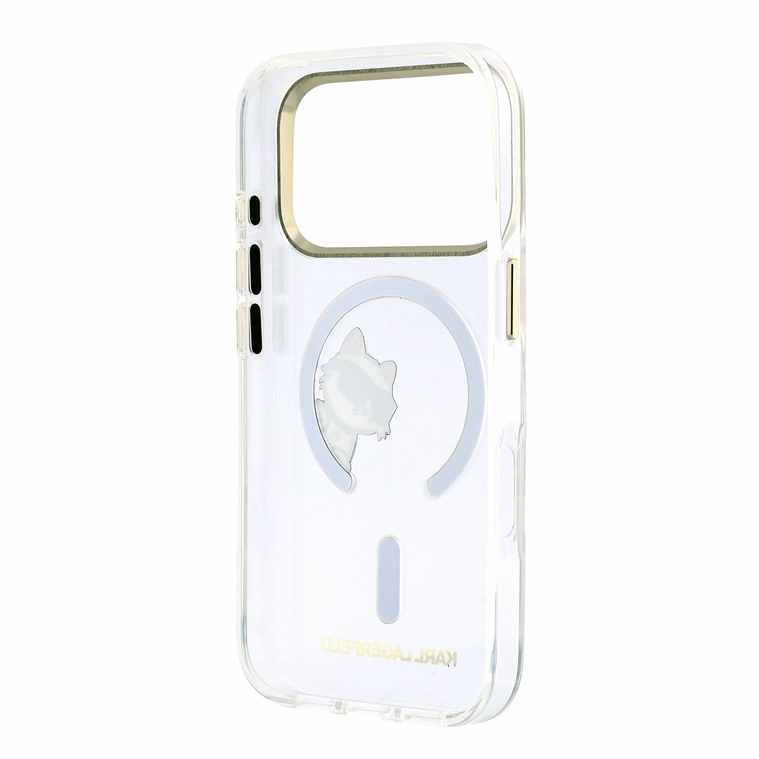 Karl Lagerfeld IML Choupette Peekaboo Magsafe Zadní Kryt pro iPhone 18 Pro Transparent