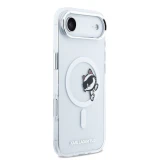 Karl Lagerfeld IML Choupette Peekaboo MagSafe Zadní Kryt pro iPhone Air Transparent