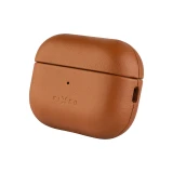 Kožené pouzdro FIXED PodsLeather pro Apple AirPods 3, hnědá