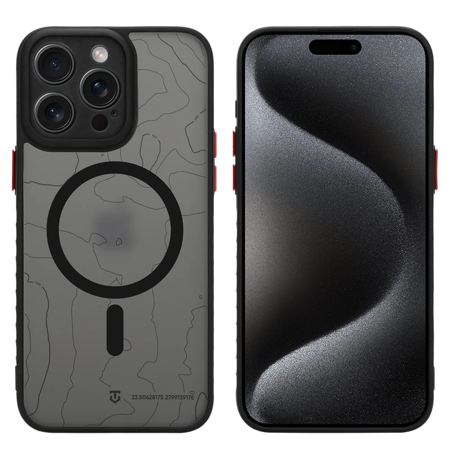 Tactical MagForce Warthog Kryt pro Apple iPhone 15 Pro Max Asphalt