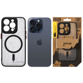 Tactical MagForce Warthog Kryt pro Apple iPhone 15 Pro Asphalt