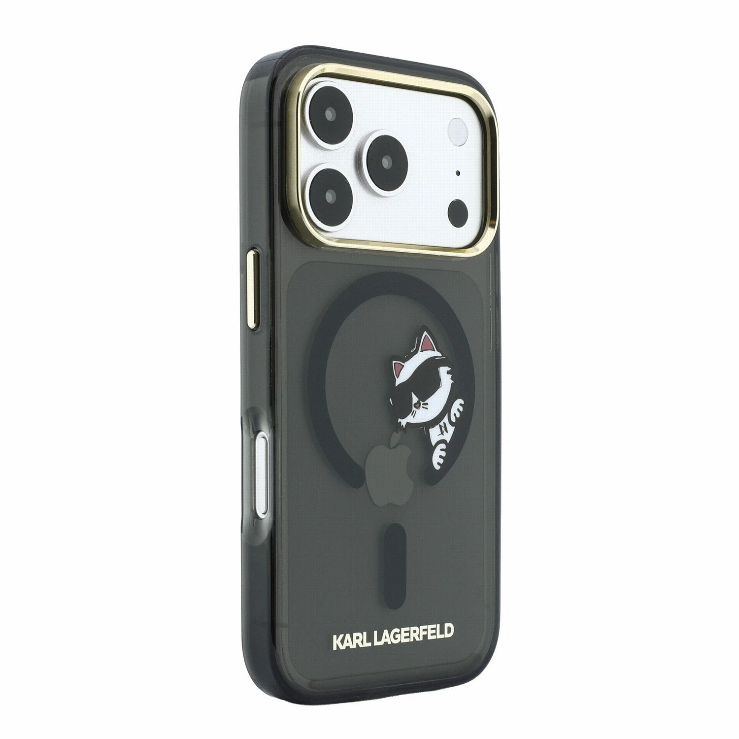 Karl Lagerfeld IML Choupette Peekaboo Magsafe Zadní Kryt pro iPhone 18 Pro Max Black