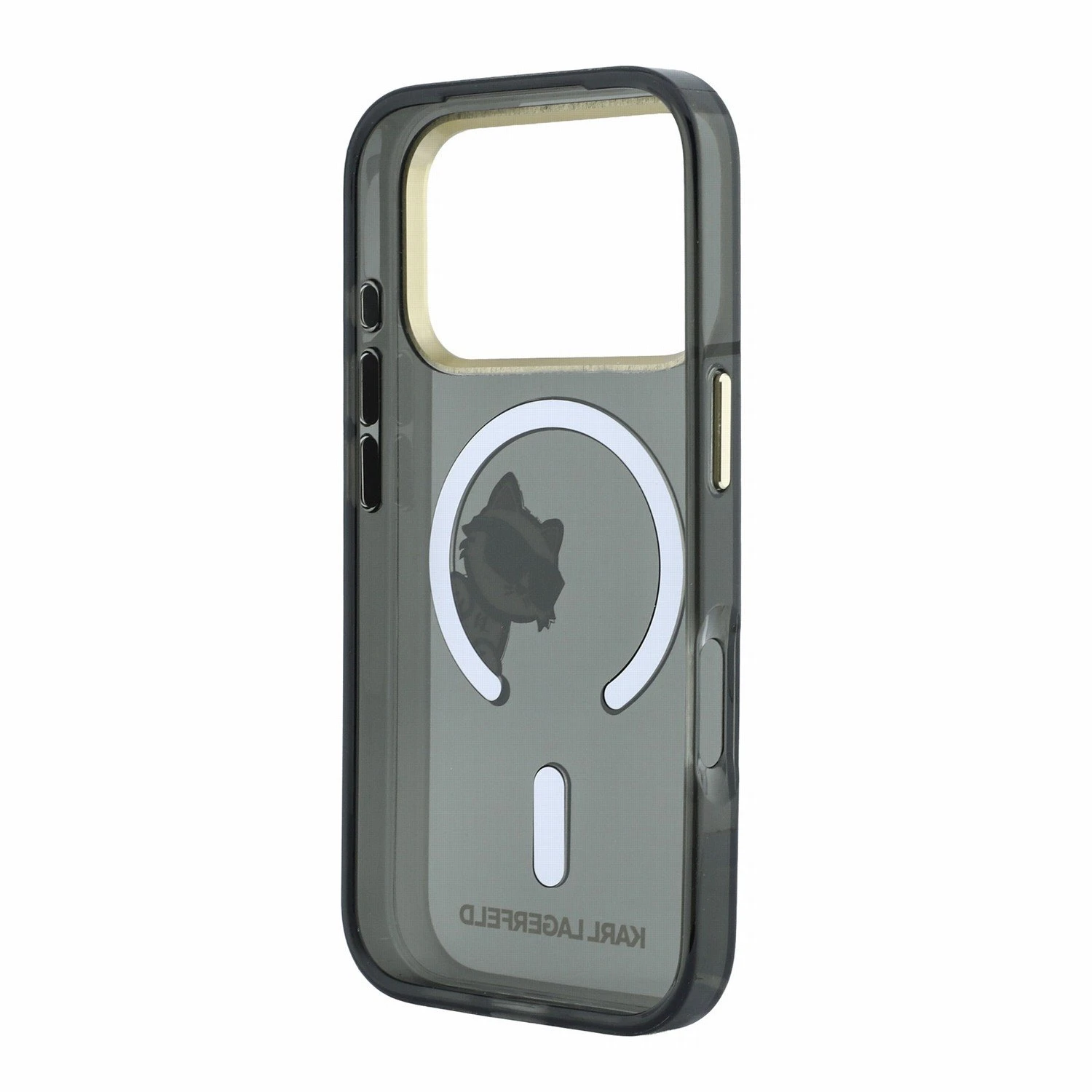 Karl Lagerfeld IML Choupette Peekaboo Magsafe Zadní Kryt pro iPhone 18 Pro Black