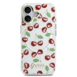 Guess IML Glitter Cherry MagSafe Zadní Kryt pro iPhone 17