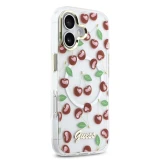 Guess IML Glitter Cherry MagSafe Zadní Kryt pro iPhone 17