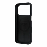 Guess PU Semi Wrap Perforated 4G Logo MagSafe Zadní Kryt pro iPhone 18 Pro Burgundy