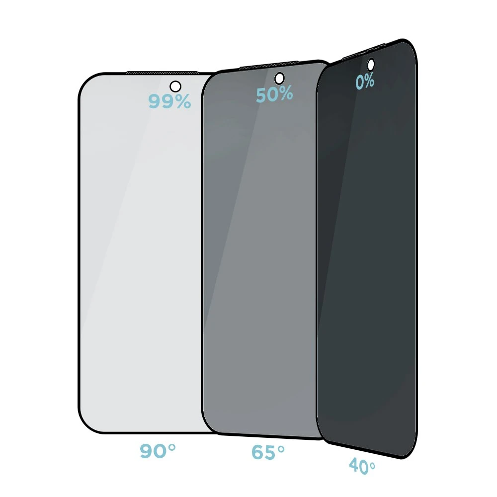 OBAL:ME Privacy 5D Tvrzené Sklo s Aplikátorem pro Apple iPhone 18 Pro Max Black