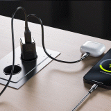Nabíječka do sítě Allity ATC-01-20WAC 20W, 1xUSB, 1xUSB-C, černá