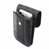 Guess PU 4G Stripe Metal Logo Taška na Telefon Black
