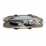 Guess PU 4G Stripe Metal Logo Taška na Notebook 16" Brown