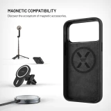 Zadní kryt FIXED MagFlow s podporou MagSafe pro Apple iPhone 18 Pro Max/17 Pro Max, černá