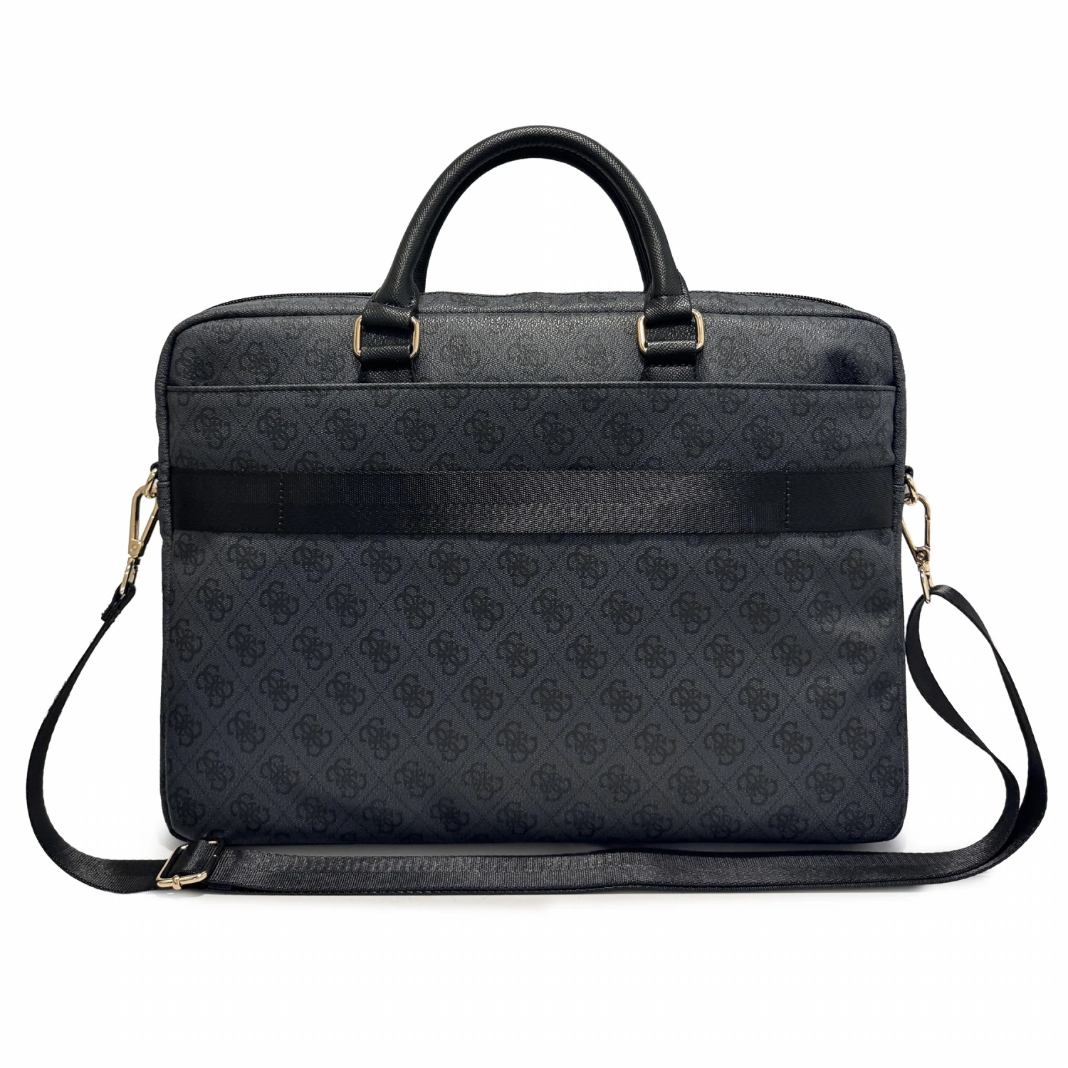 Guess PU 4G Stripe Metal Logo Taška na Notebook 16" Black