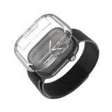 Ochranné pouzdro FIXED Pure Watch s temperovaným sklem pro Apple Watch 46 mm, čirá