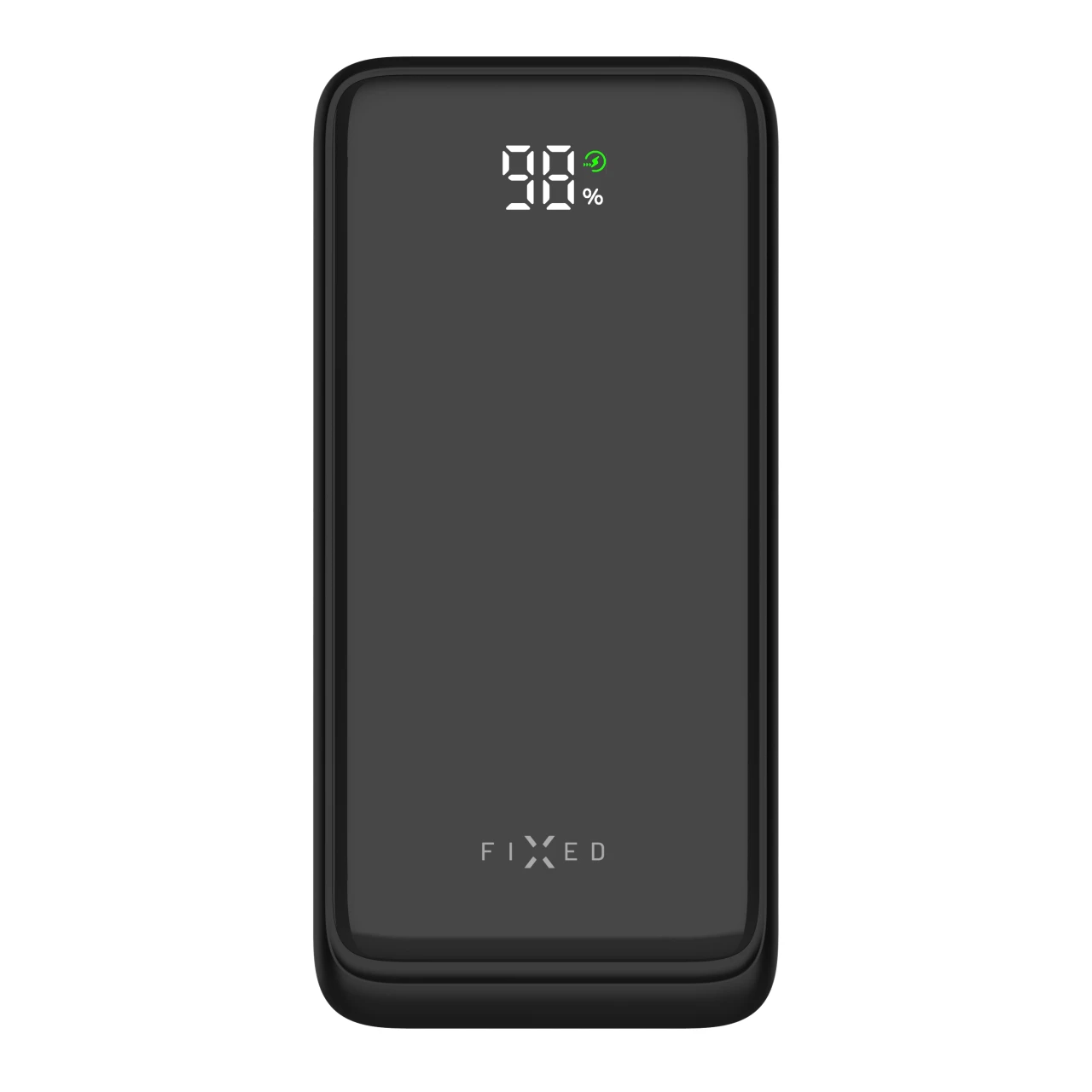 Powerbanka FIXED Zen2 20 s LCD displejem a výstupem PD 20W, 20 000 mAh, černá