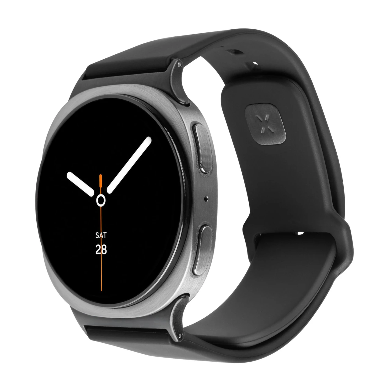 Set silikonových řemínků FIXED Silicone Sporty Strap pro Samsung Galaxy Watch 9/8, černá