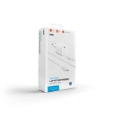 Set síťové GaN nabíječky FIXED Mini s USB-C výstupem a USB-C/USB-C kabelu, podpora PD, 2 metry, 65W, bílá