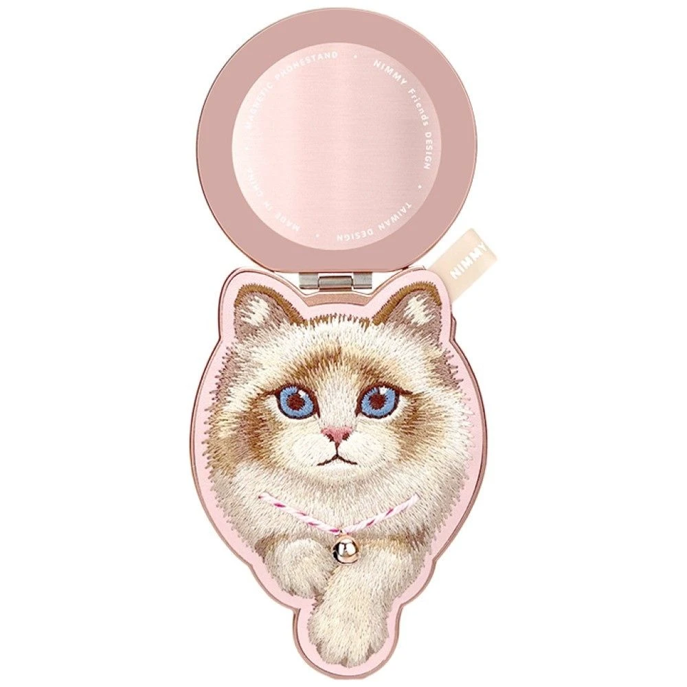 NIMMY magnetic hanger DENIM FASHION RAGDOLL CAT pink