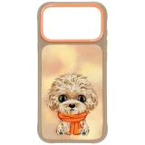 NIMMY case BIG EYED TEDDY POODLE for IPHONE 18 Pro/17 Pro brown