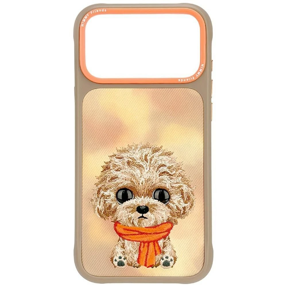 NIMMY case BIG EYED TEDDY POODLE for IPHONE 18 Pro/17 Pro brown