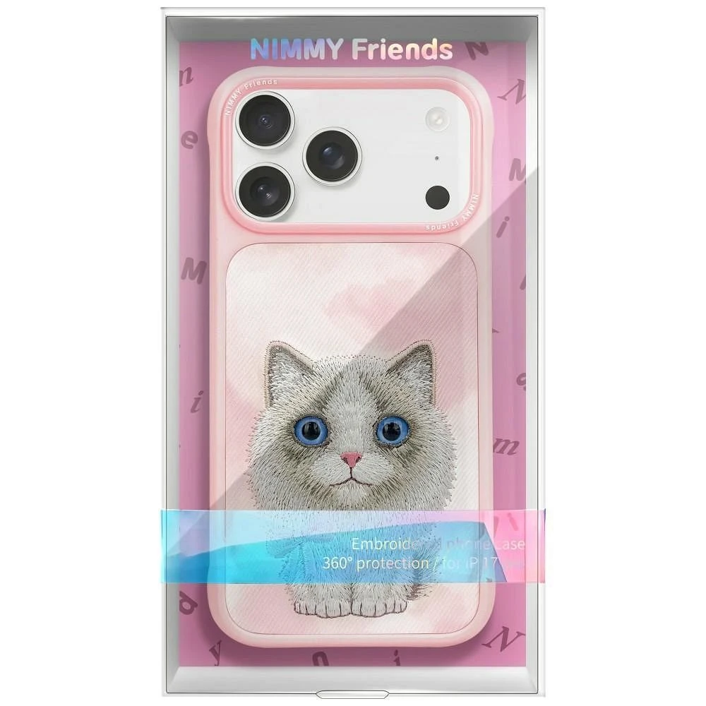 NIMMY case BIG EYED RAGDOLL for IPHONE 18 Pro Max/17 Pro Max pink