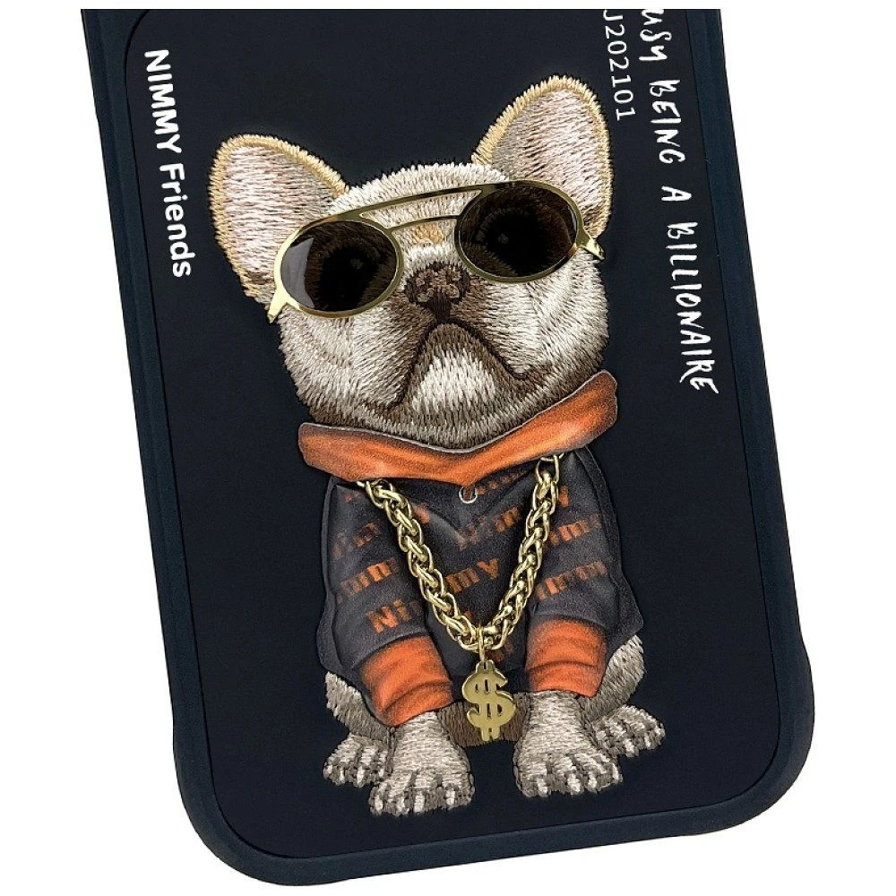 NIMMY case GLASSES COOL DOG for IPHONE 18 Pro Max/17 Pro Max black