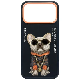 NIMMY case GLASSES COOL DOG for IPHONE 18 Pro/17 Pro black