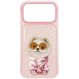 NIMMY case GLASSES COOL DOG for IPHONE 18 Pro/17 Pro pink