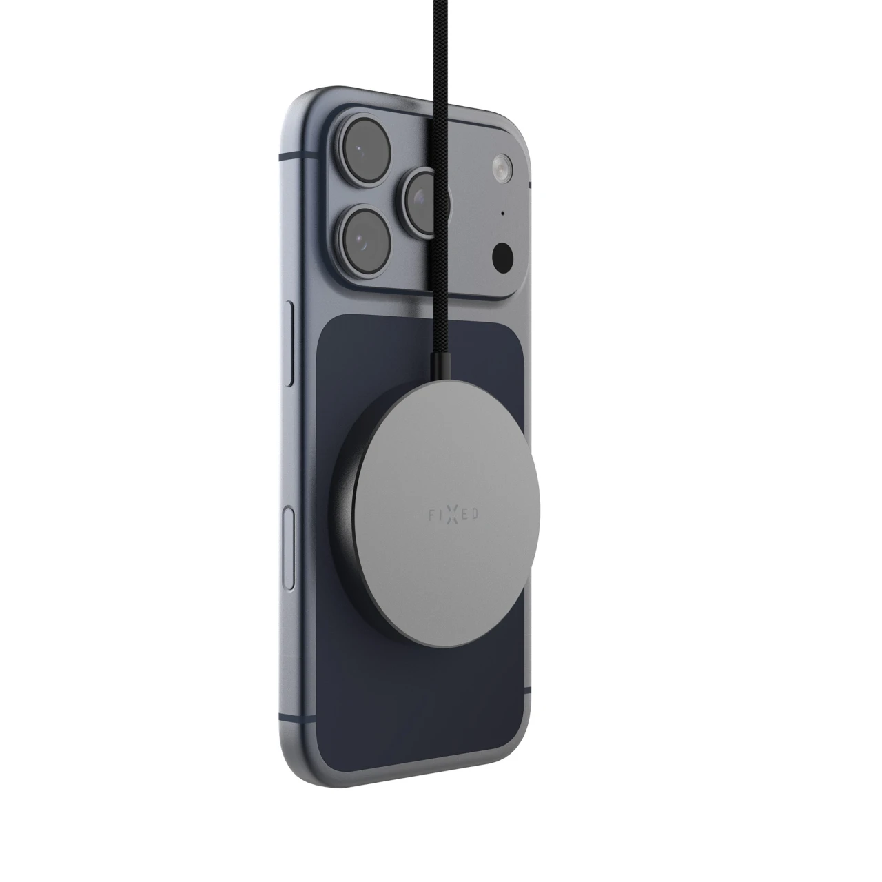 Bezdrátová nabíječka FIXED MagPad Slim s Qi2.2, podporou MagSafe, 25W, space gray