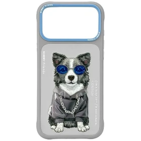 NIMMY case GLASSES COOL DOG for IPHONE 18 Pro/17 Pro grey